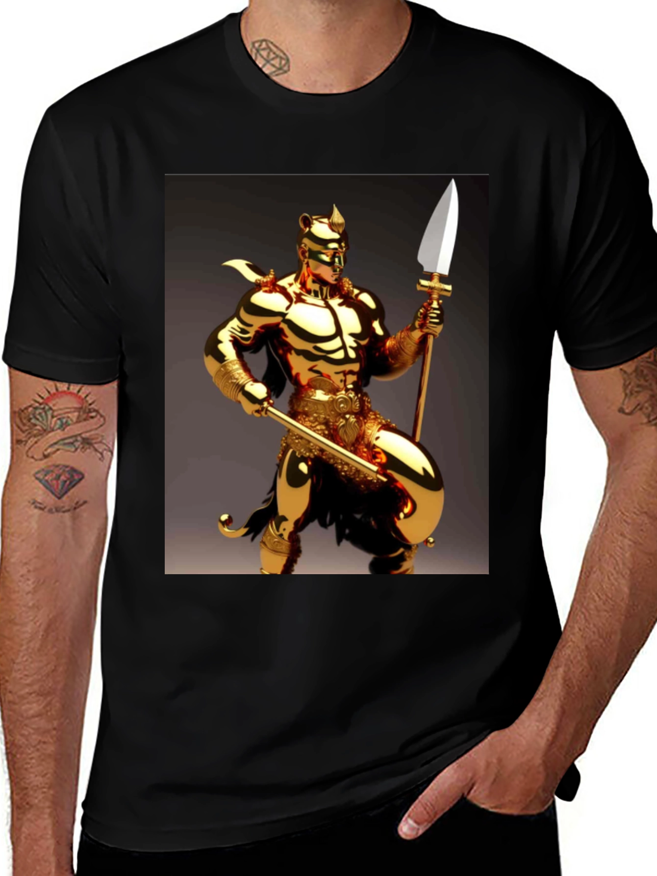 Golden Warrior Graphic T-Shirt
