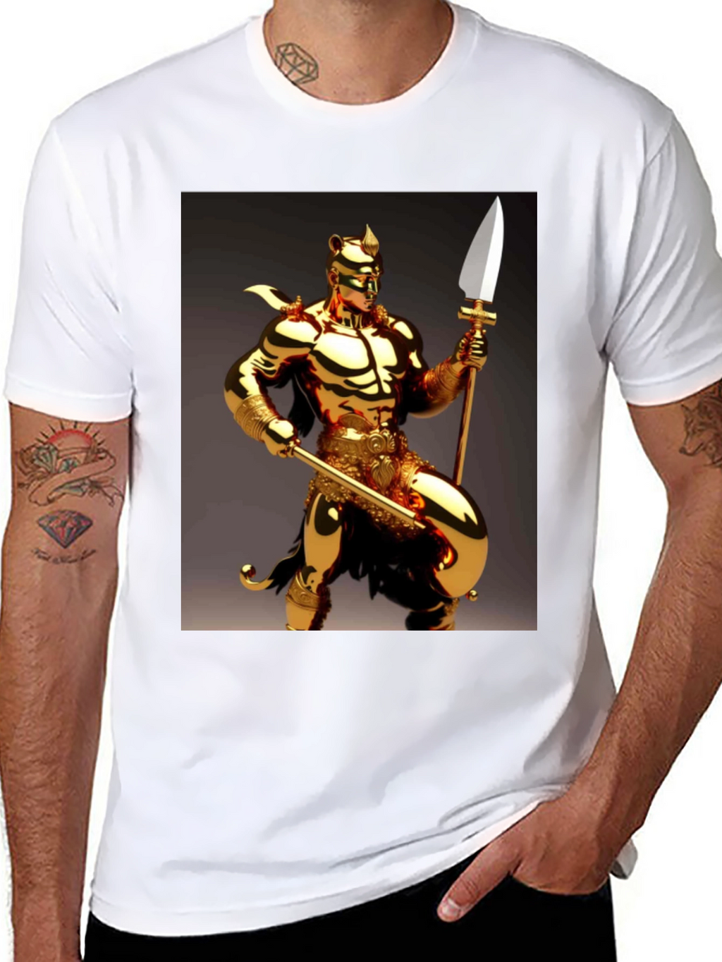 Golden Warrior Graphic T-Shirt