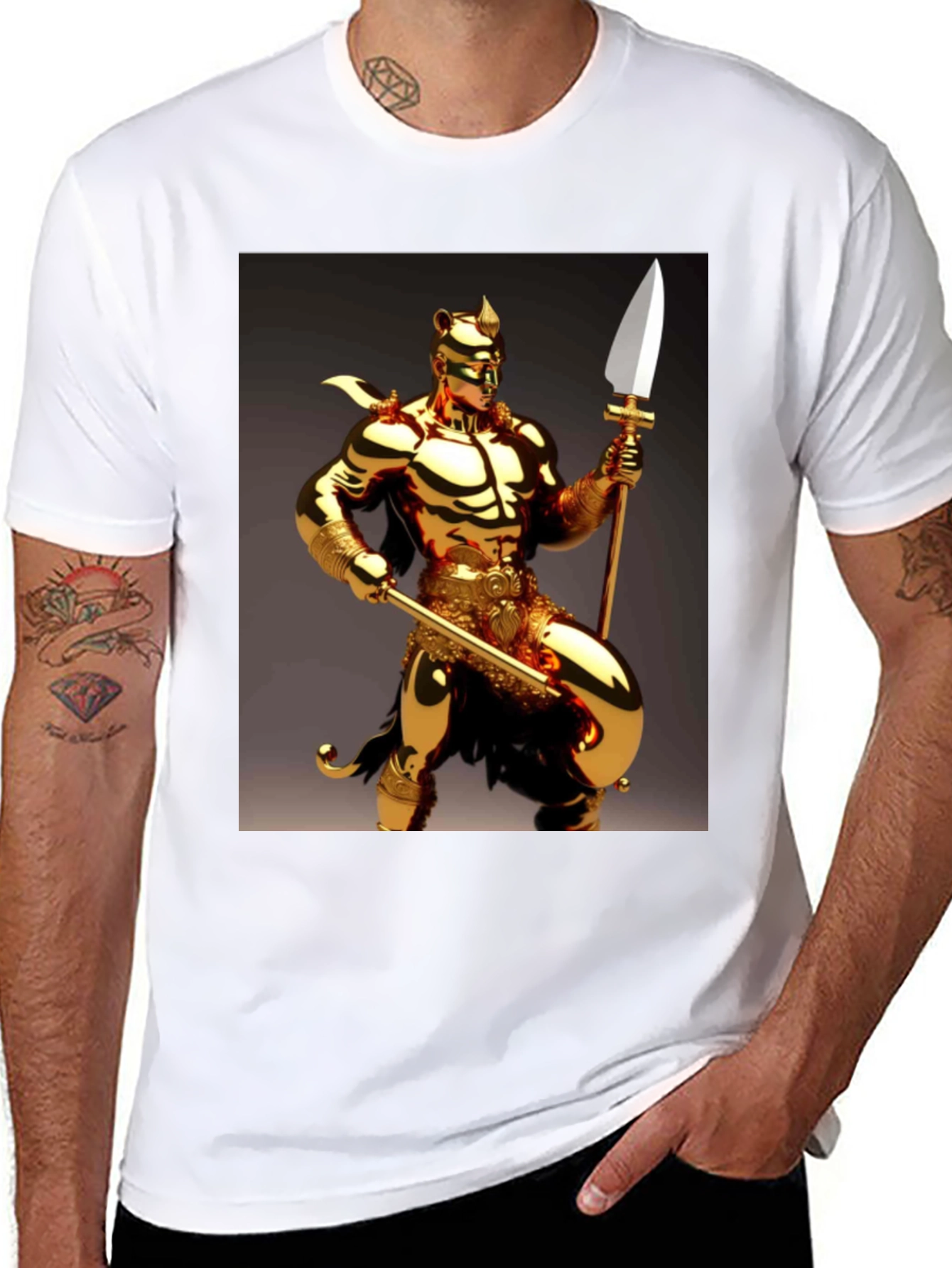 Golden Warrior Graphic T-Shirt