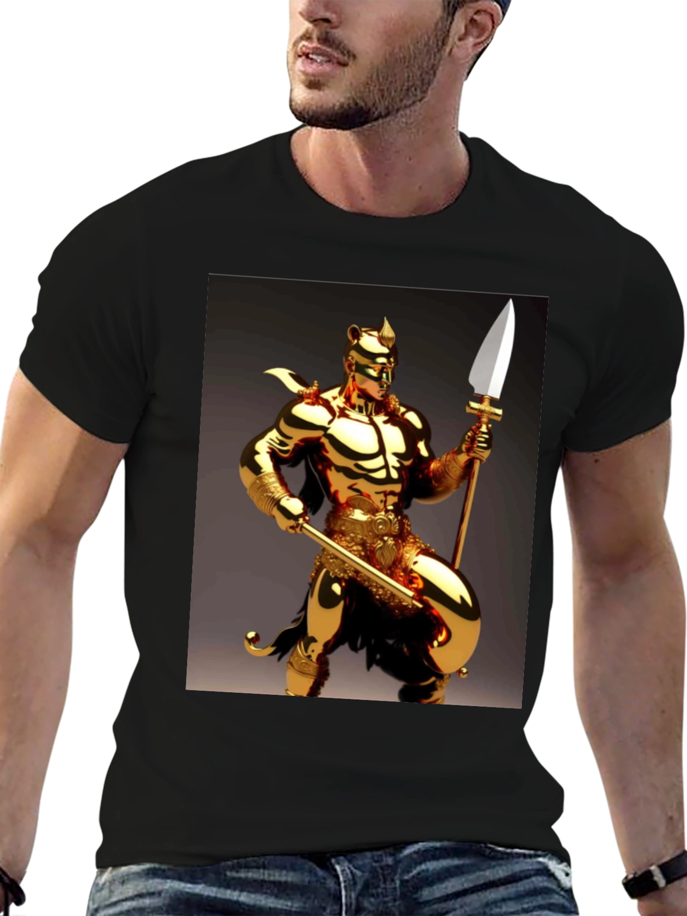 Golden Warrior Graphic T-Shirt