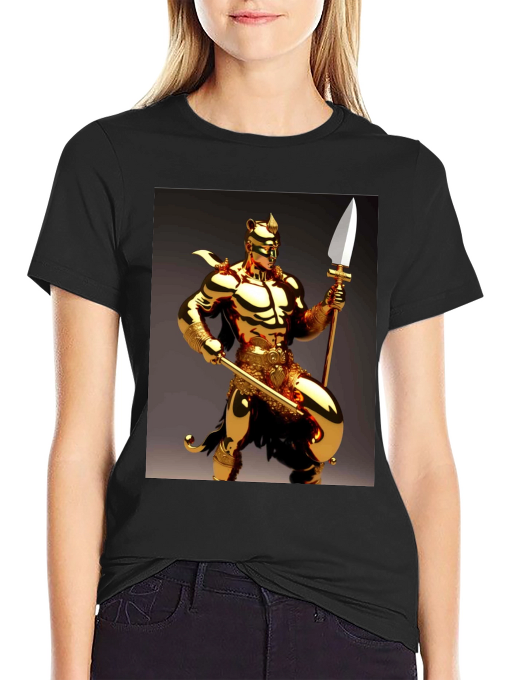 Golden Warrior Graphic T-Shirt
