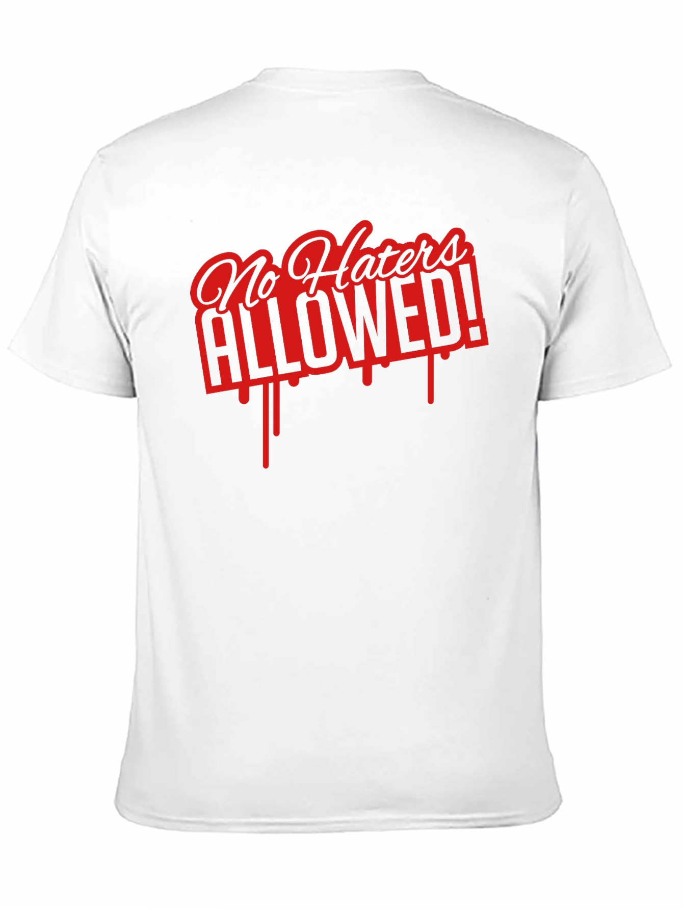 No Haters Allowed Graphic Tee - Black