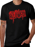 No Haters Allowed Graphic Tee - Black