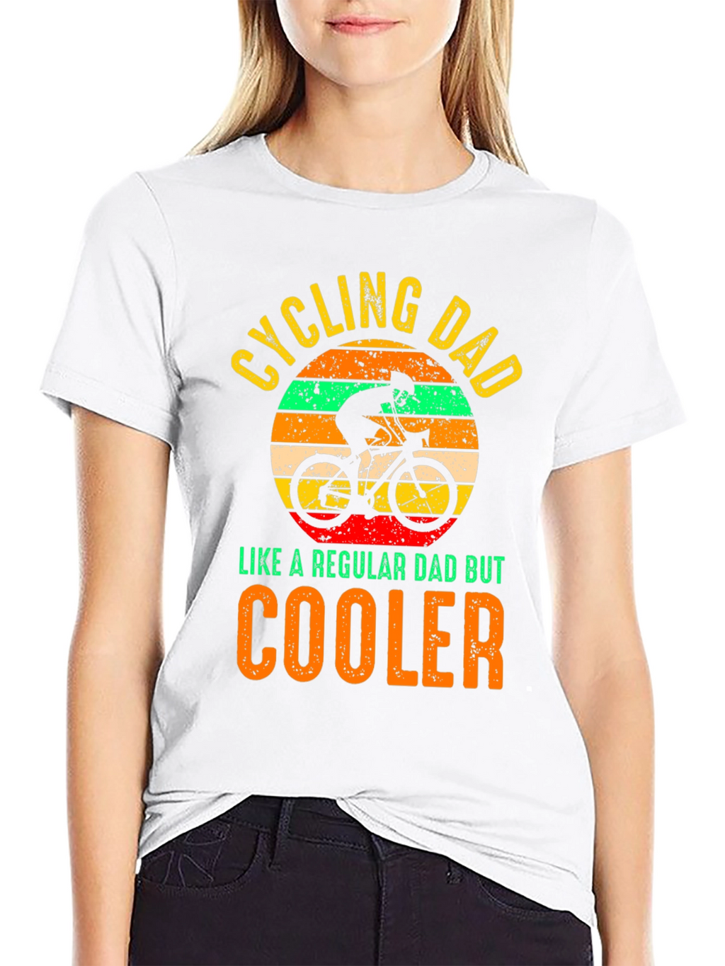 Cycling Dad T-Shirt - Cooler Than Regular Dads