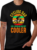 Cycling Dad T-Shirt - Cooler Than Regular Dads