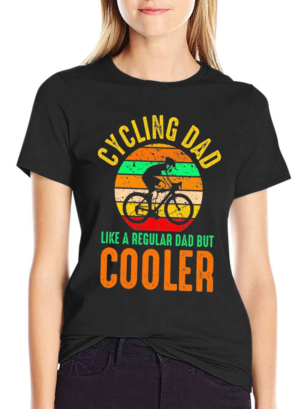 Cycling Dad T-Shirt - Cooler Than Regular Dads