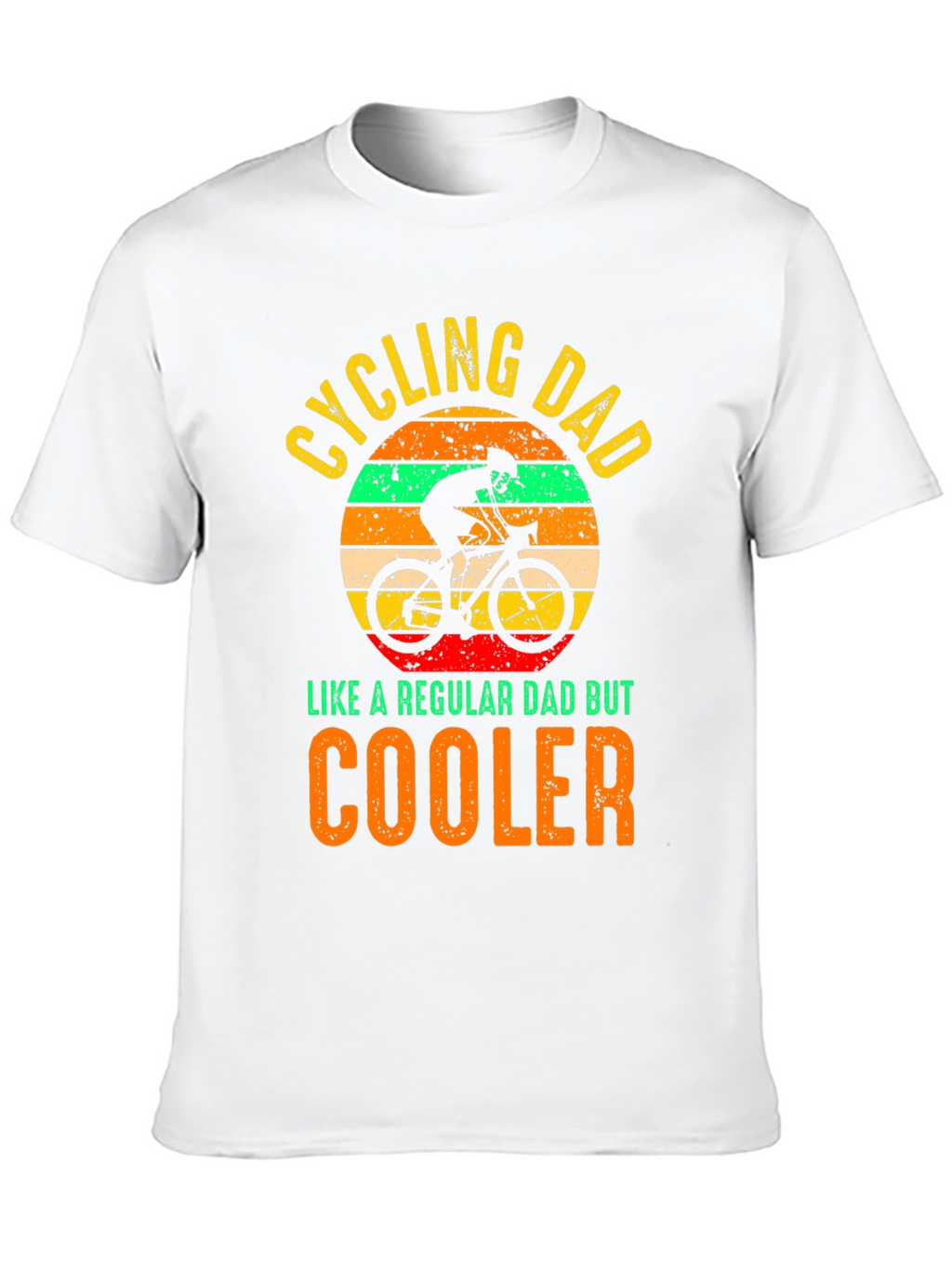 Cycling Dad T-Shirt - Cooler Than Regular Dads