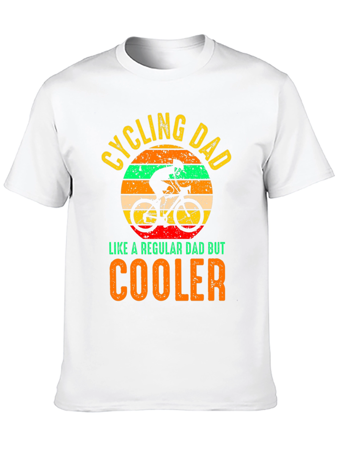 Cycling Dad T-Shirt - Cooler Than Regular Dads