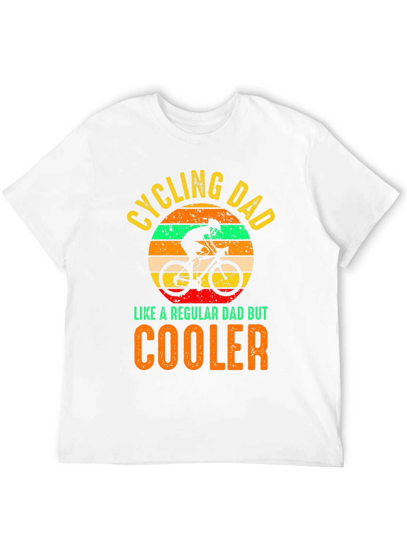 Cycling Dad T-Shirt - Cooler Than Regular Dads