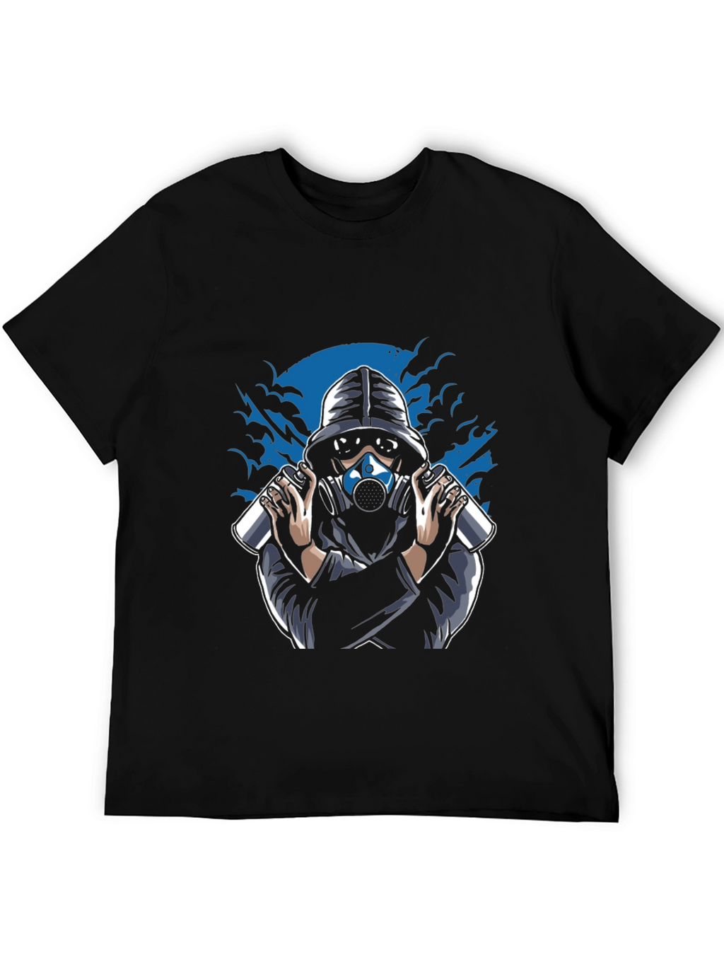 Hooded Graffiti Artist T-Shirt - Urban Street Style