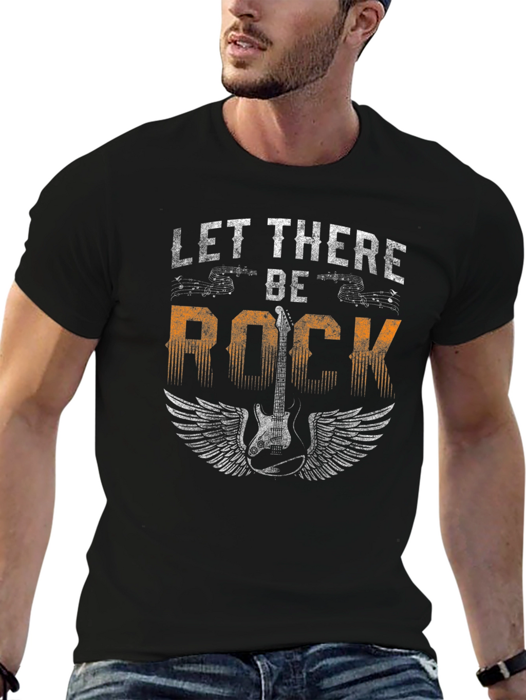 Let There Be Rock Graphic Tee