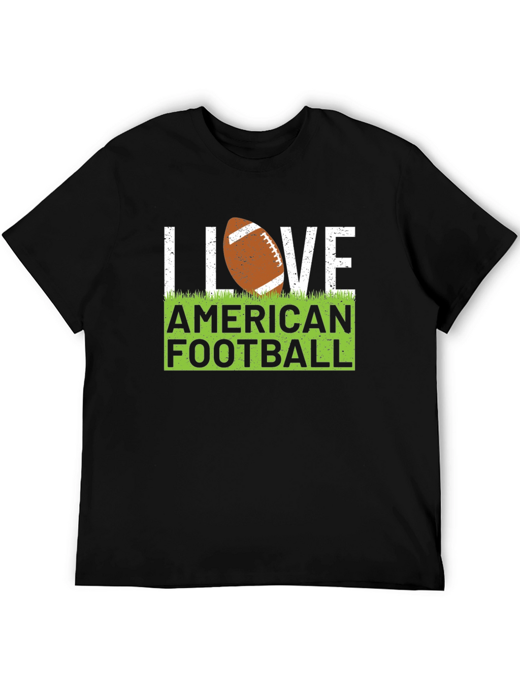 I Love American Football Graphic T-Shirt