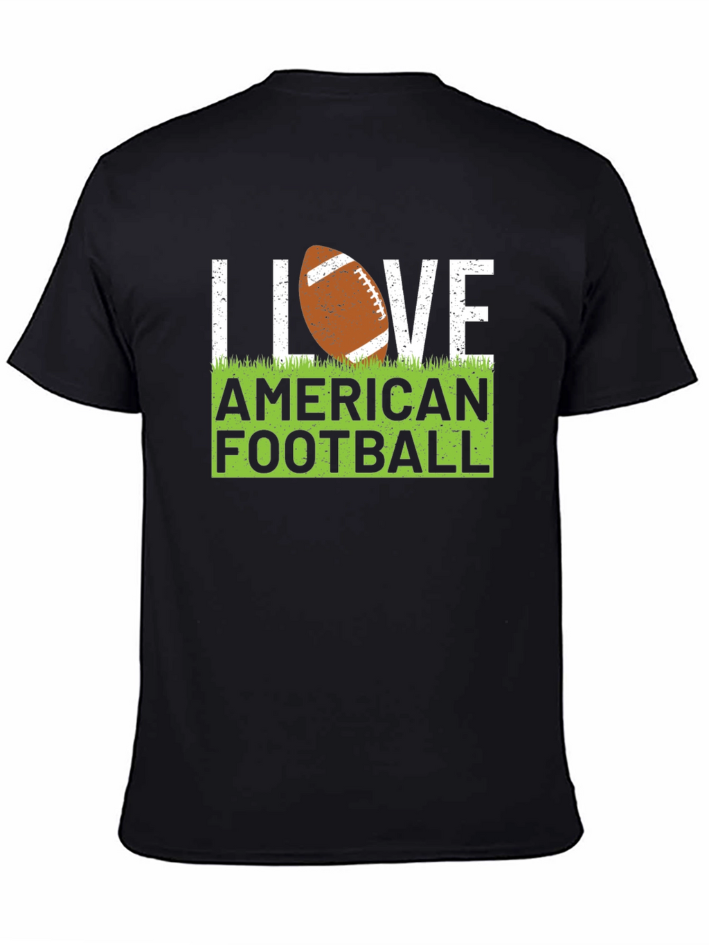 I Love American Football Graphic T-Shirt
