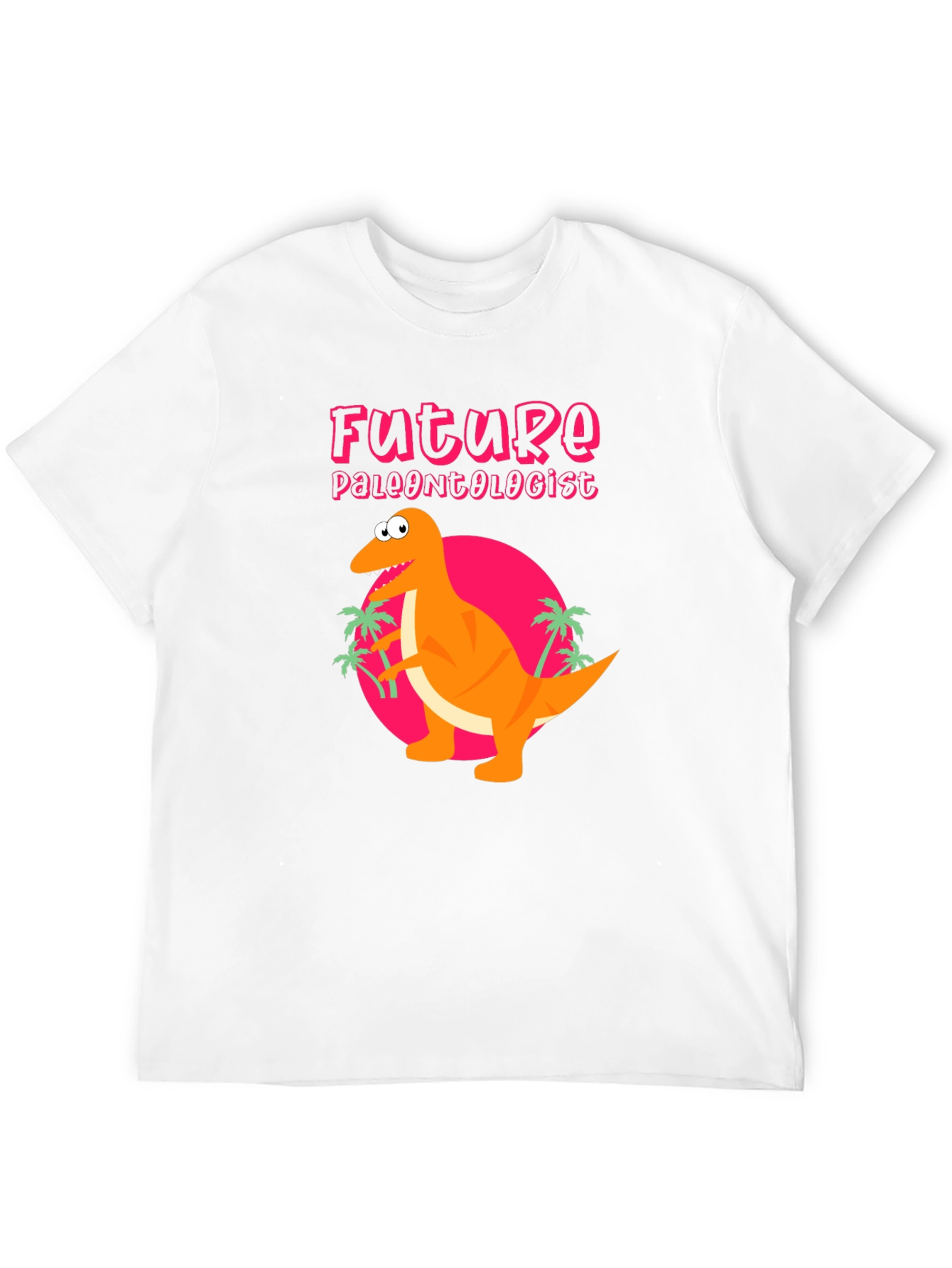 Future Paleontologist Dinosaur Black T-Shirt