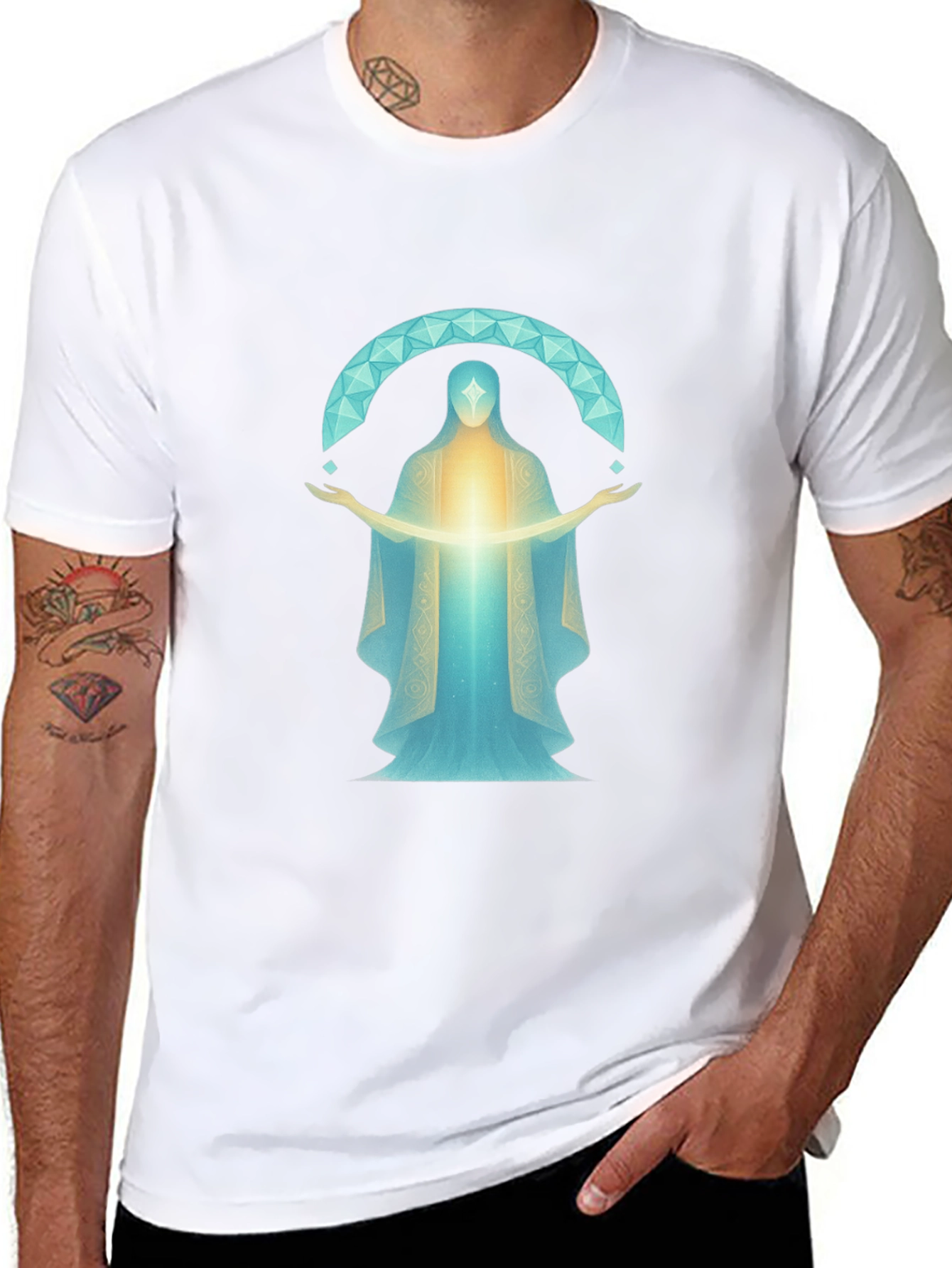 Celestial Being Graphic Tee - Unisex