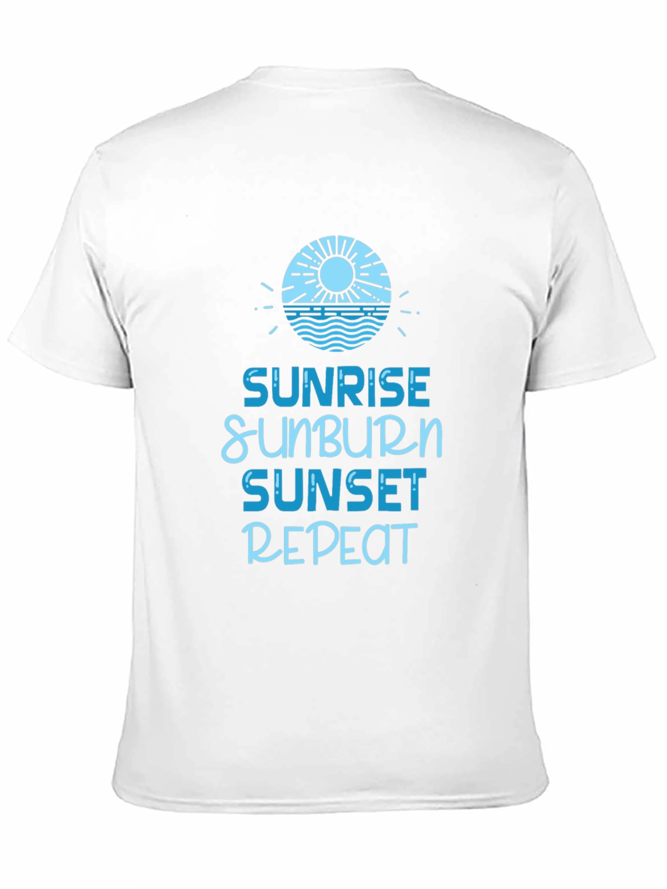 Sunrise Sunburn Sunset Repeat Graphic Tee