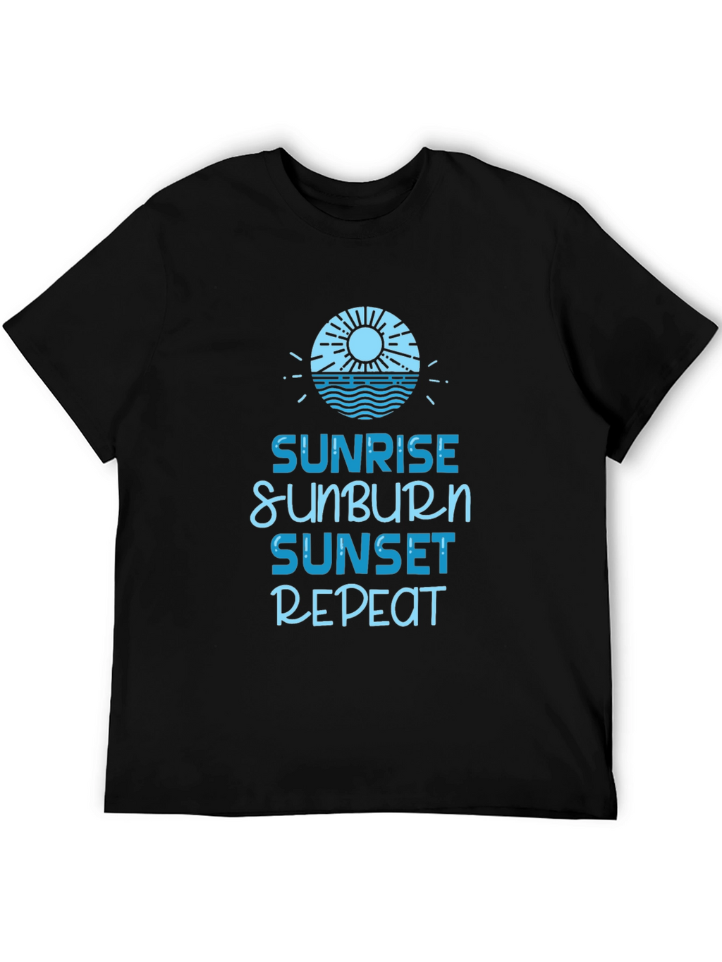 Sunrise Sunburn Sunset Repeat Graphic Tee