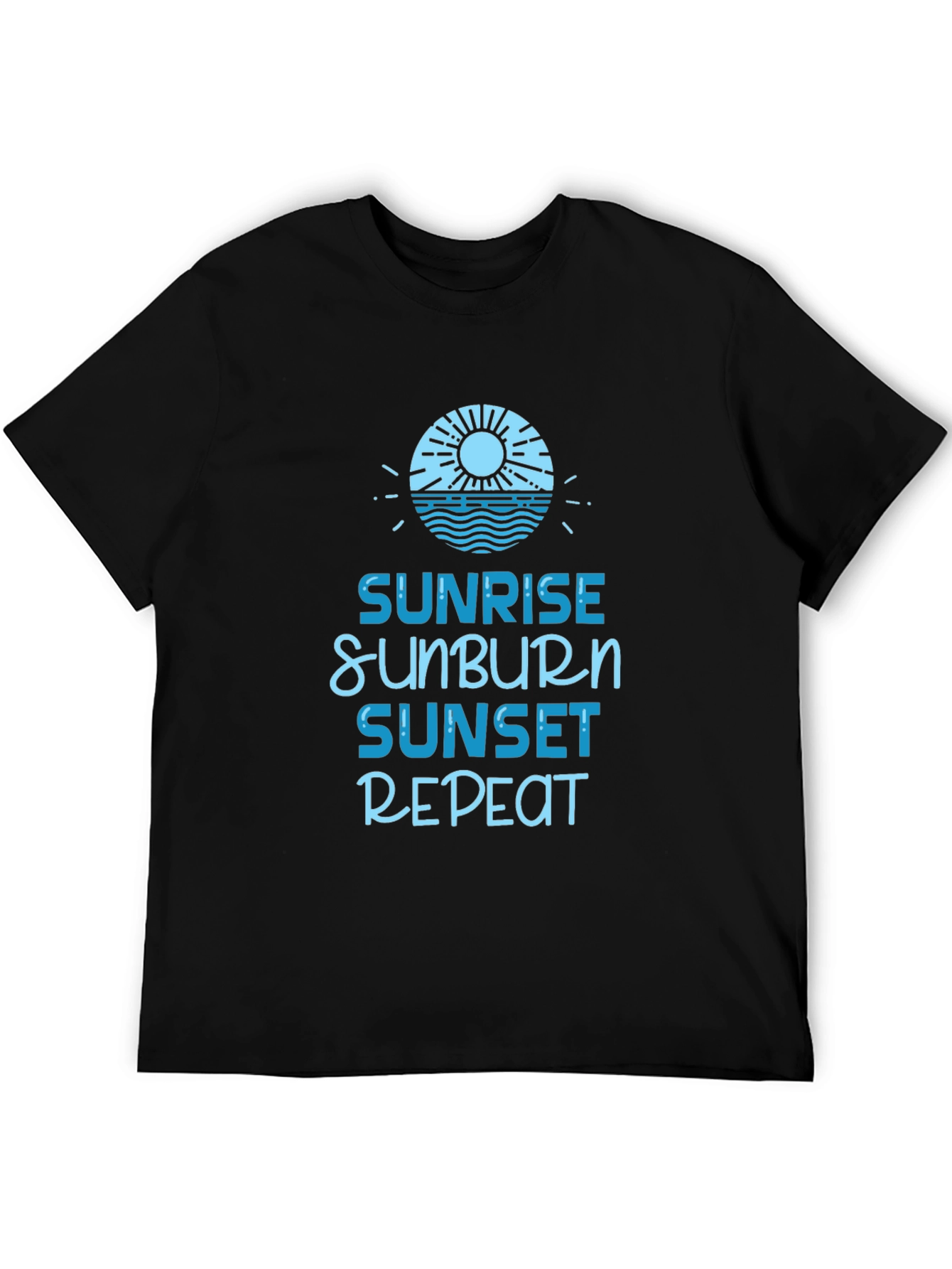 Sunrise Sunburn Sunset Repeat Graphic Tee