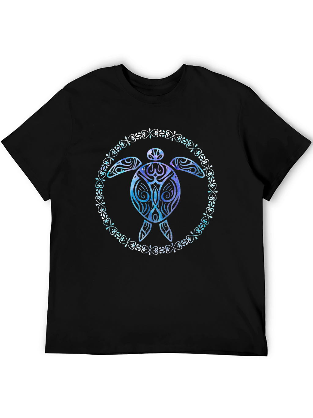 Turtle Graphic T-Shirt Black