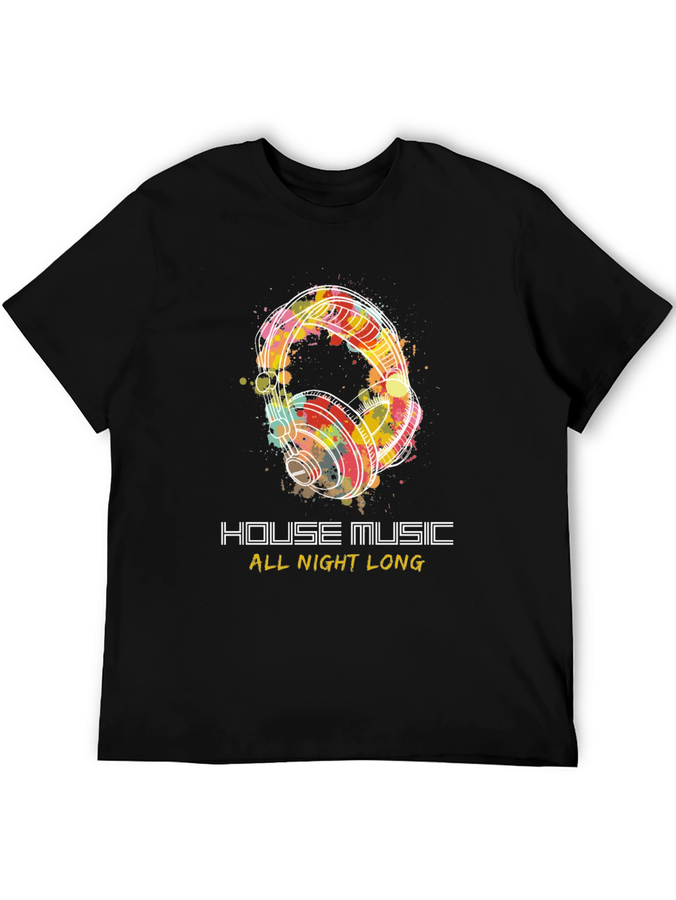 House Music All Night Long Graphic Tee