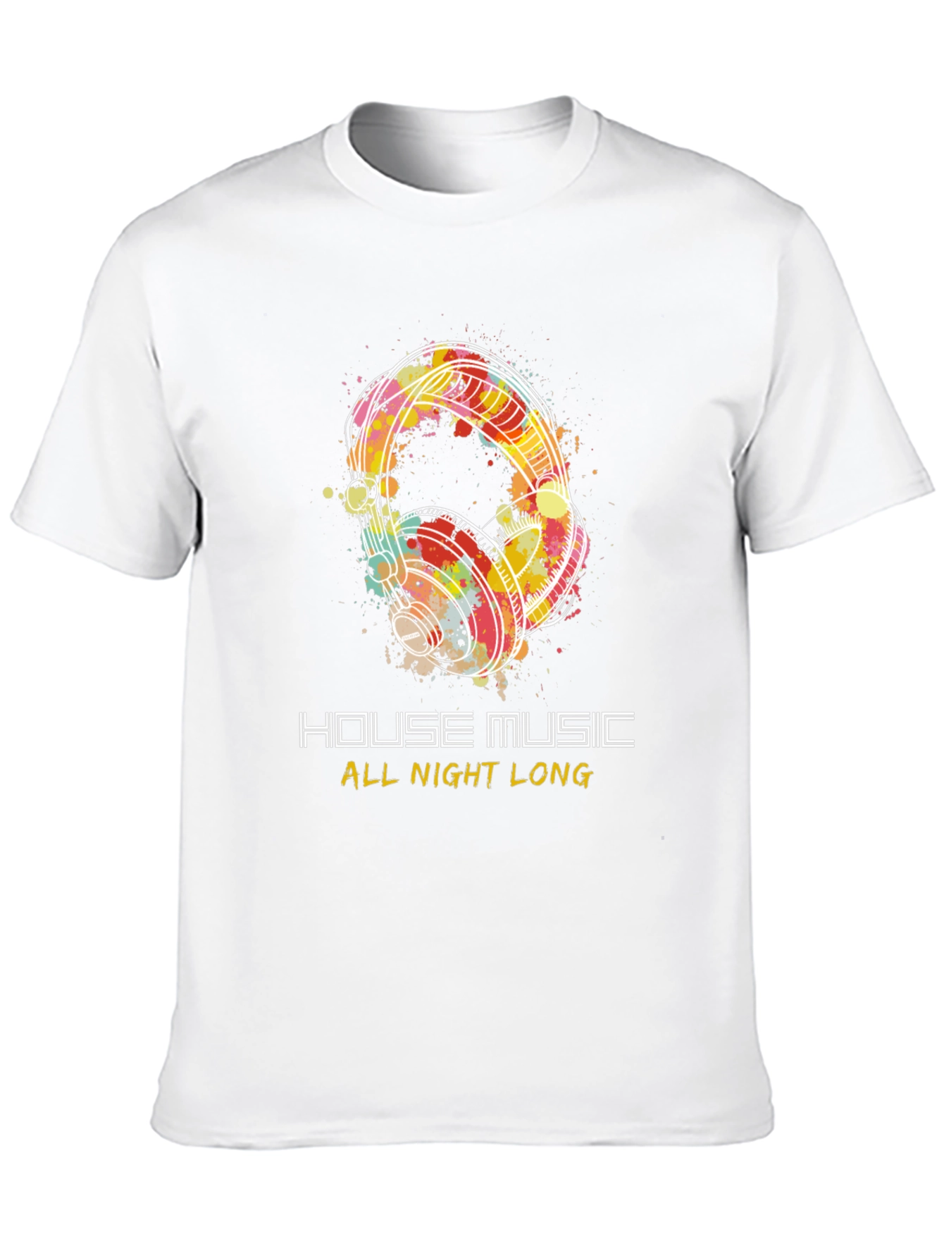 House Music All Night Long Graphic Tee