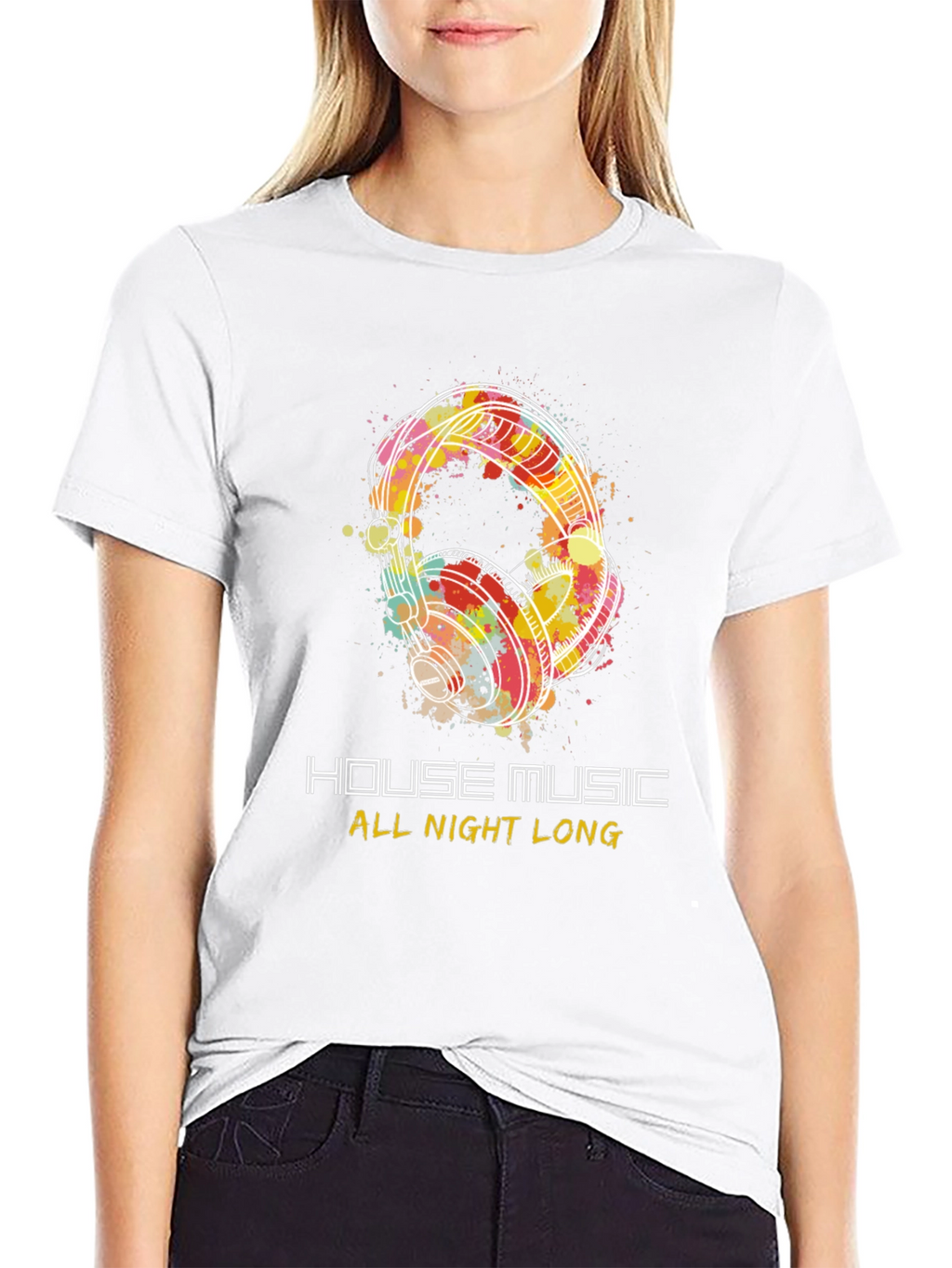 House Music All Night Long Graphic Tee