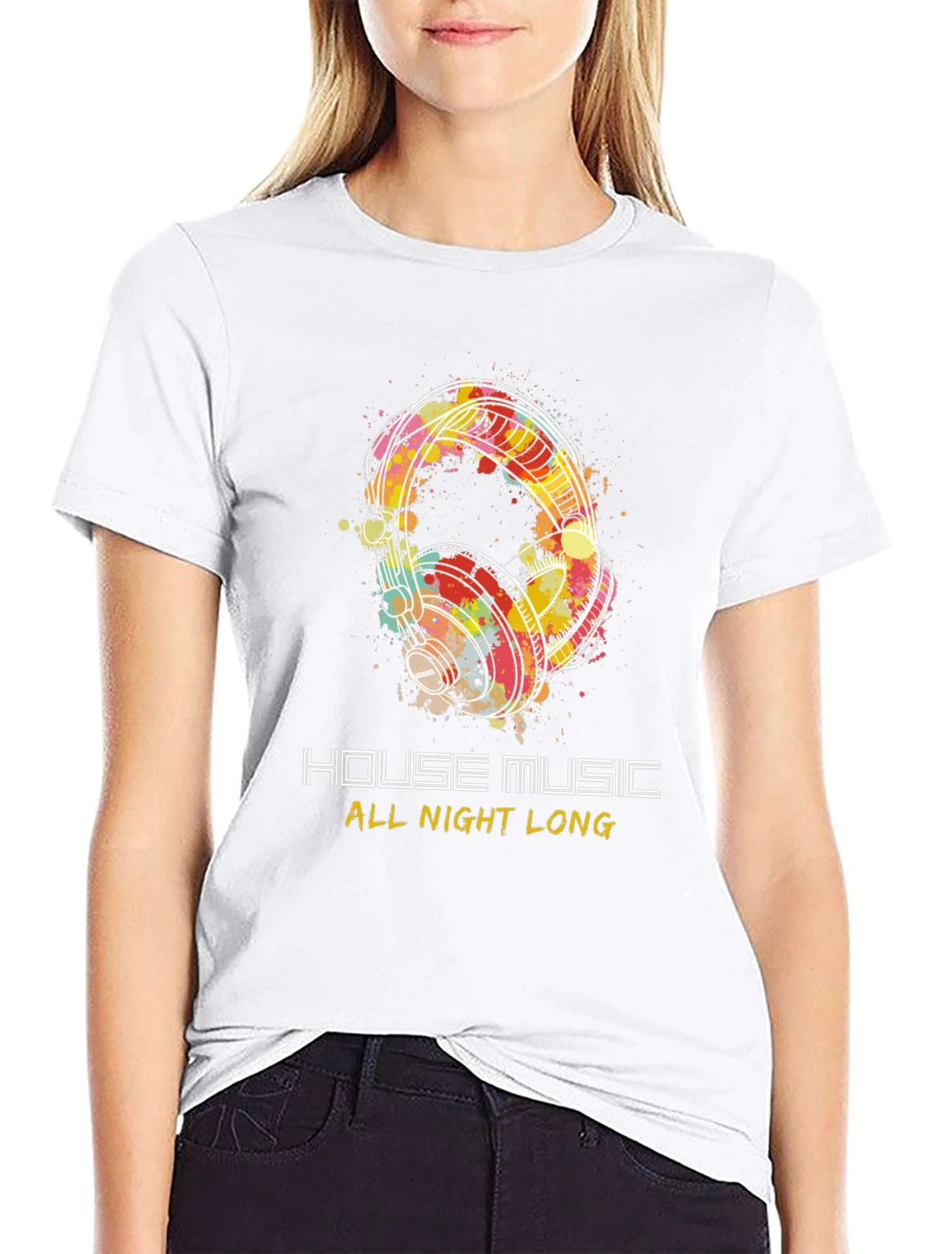 House Music All Night Long Graphic Tee