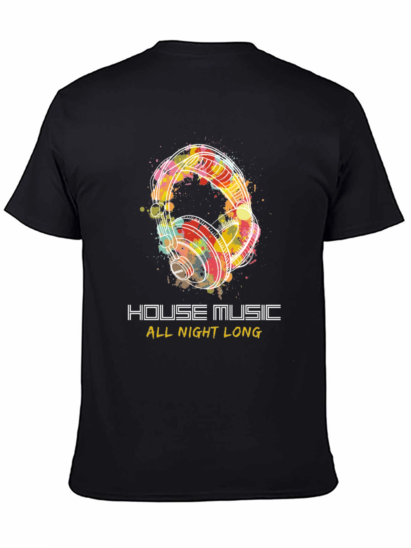 House Music All Night Long Graphic Tee