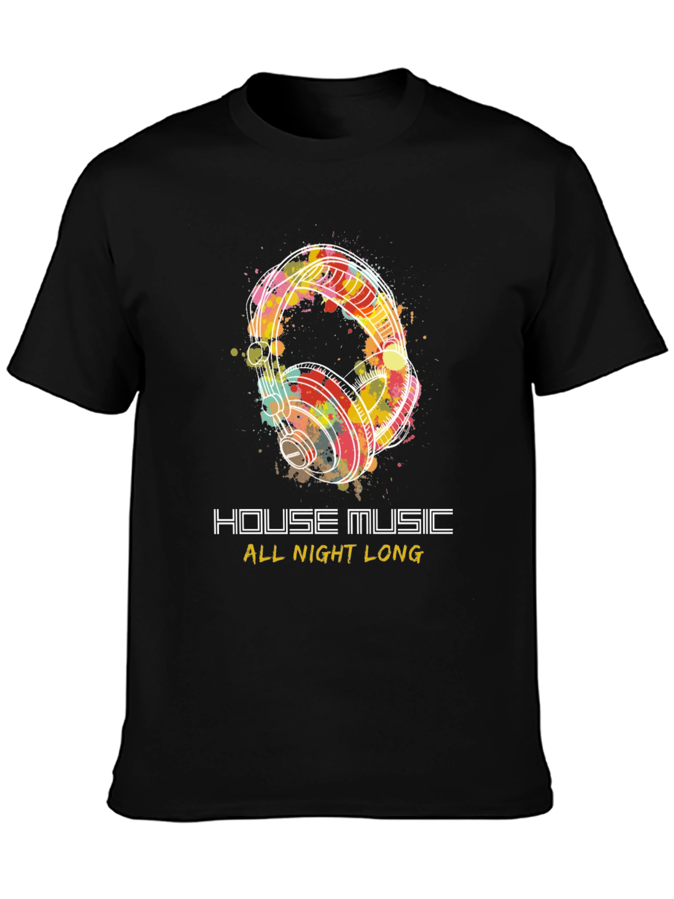 House Music All Night Long Graphic Tee