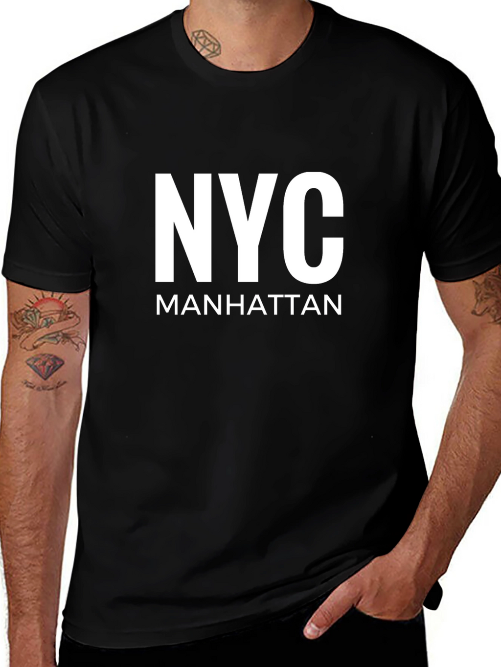 NYC Manhattan Graphic T-Shirt
