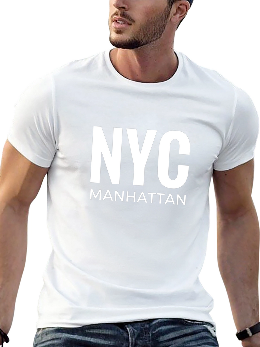 NYC Manhattan Graphic T-Shirt