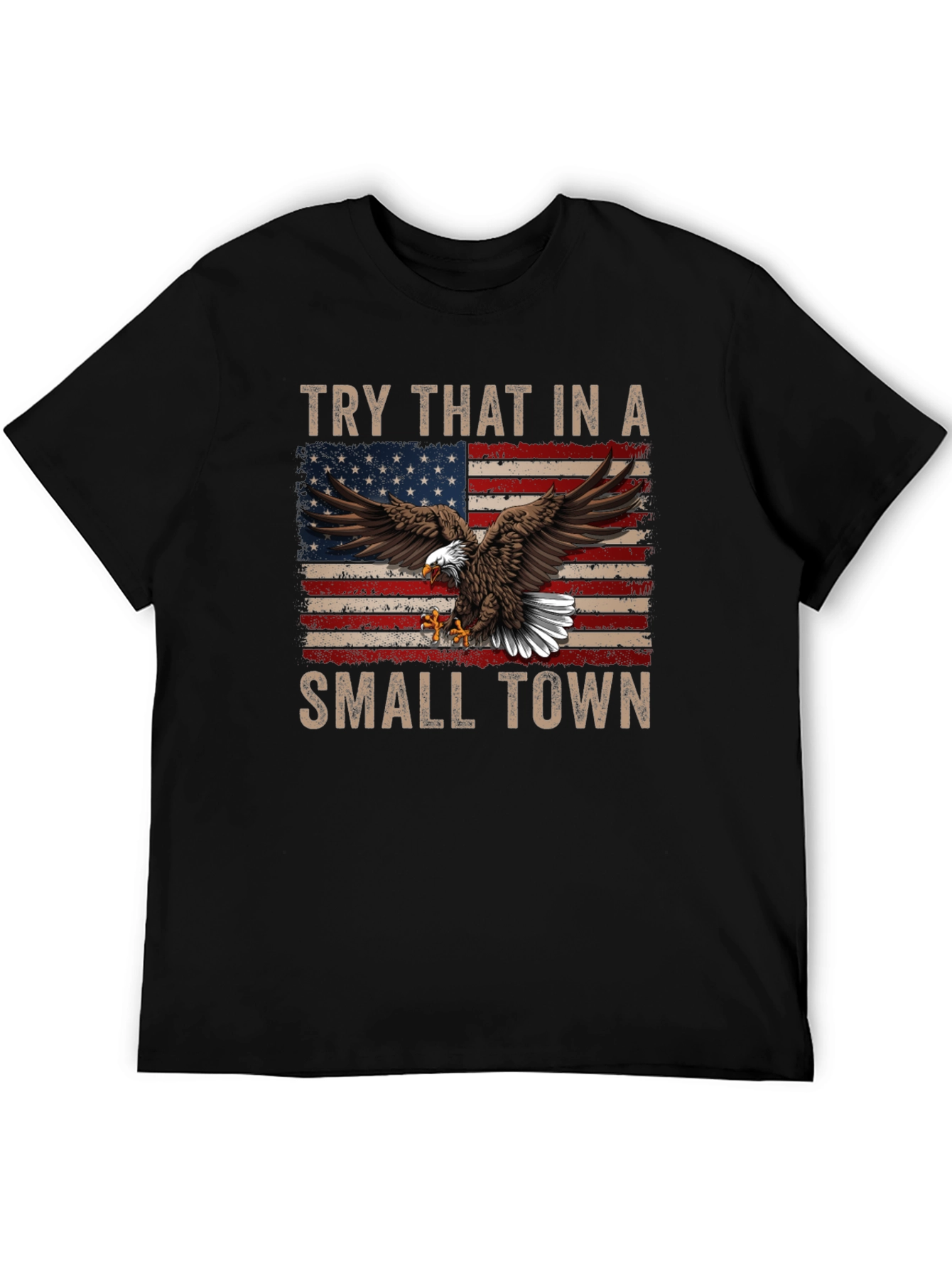 Patriotic Eagle American Flag T-Shirt