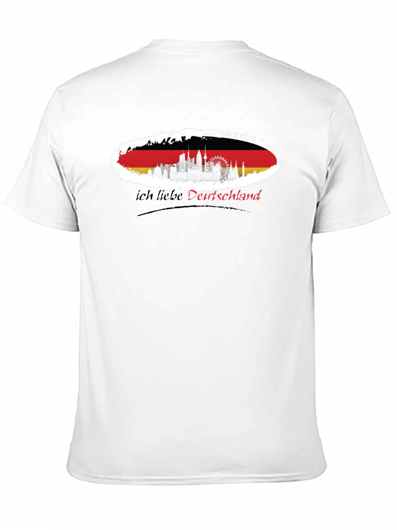 Germany Flag Skyline T-Shirt - I Love Deutschland