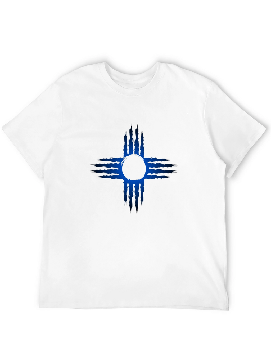 New Mexico Zia Symbol T-Shirt - Mens Black Tee