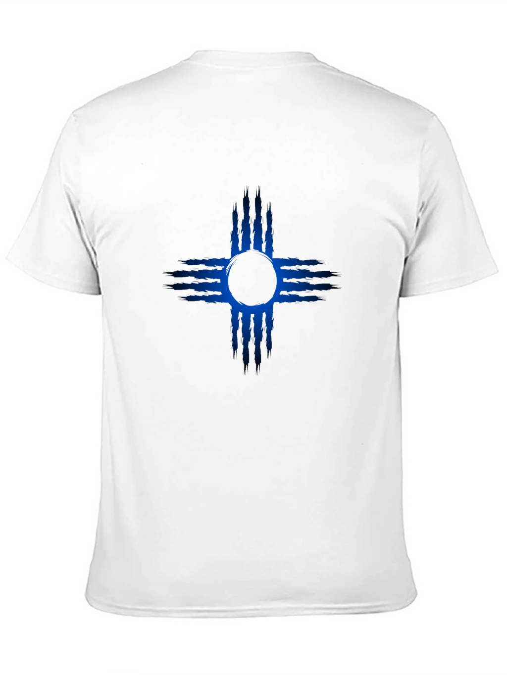 New Mexico Zia Symbol T-Shirt - Mens Black Tee