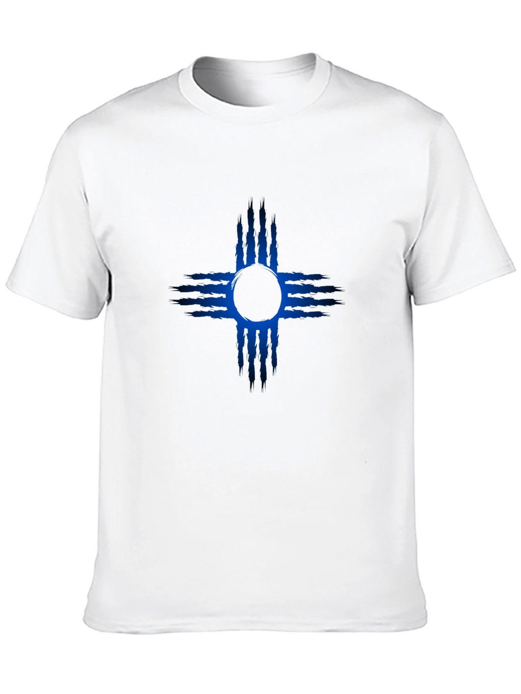 New Mexico Zia Symbol T-Shirt - Mens Black Tee