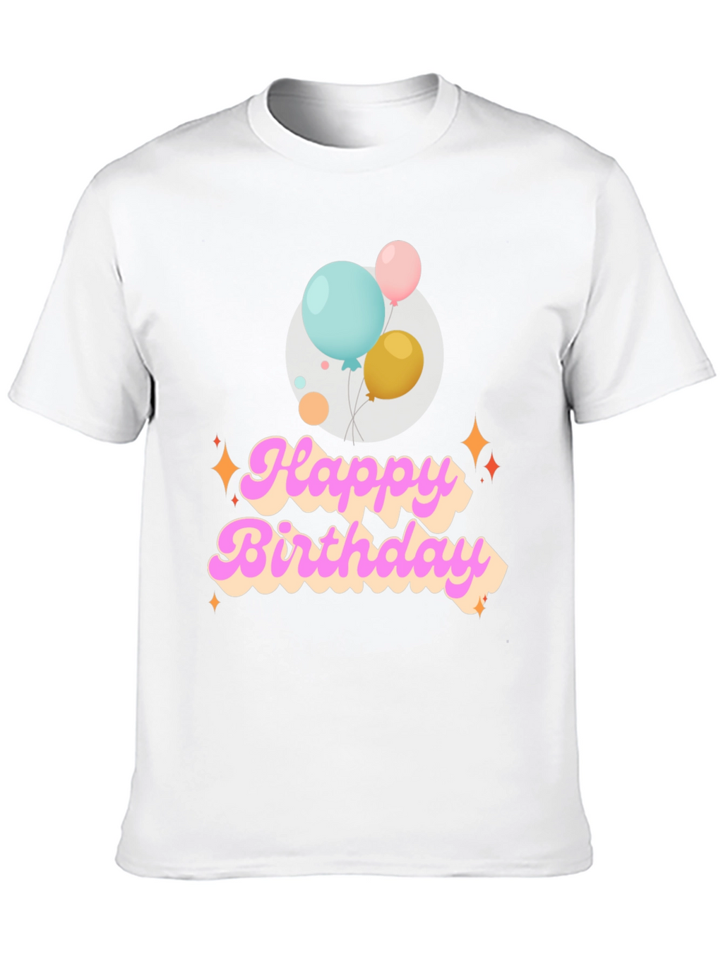 Happy Birthday Graphic Tee - Balloons
