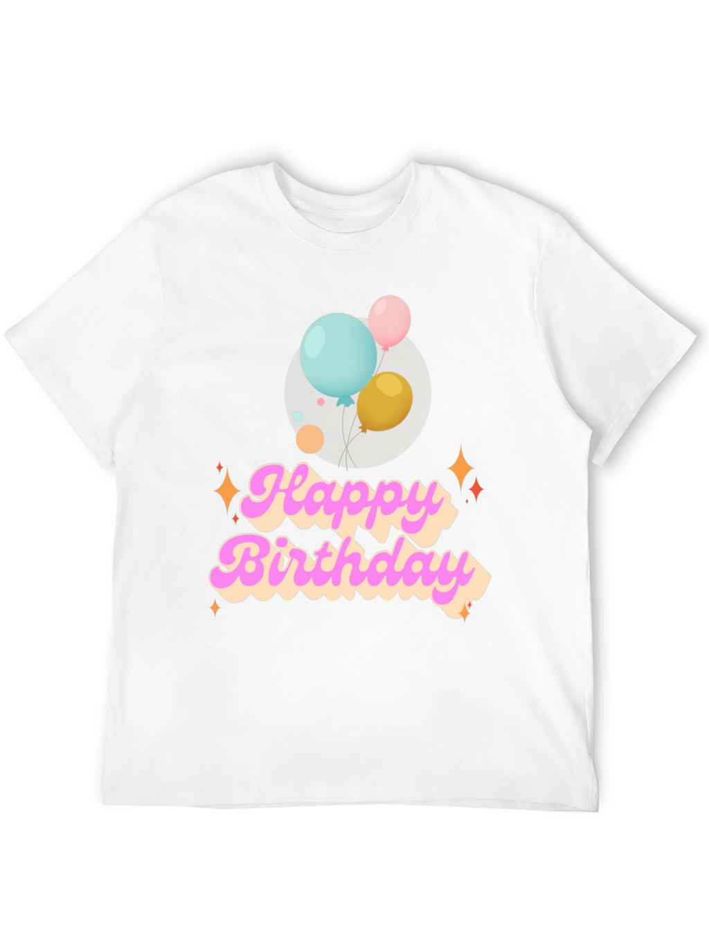 Happy Birthday Graphic Tee - Balloons