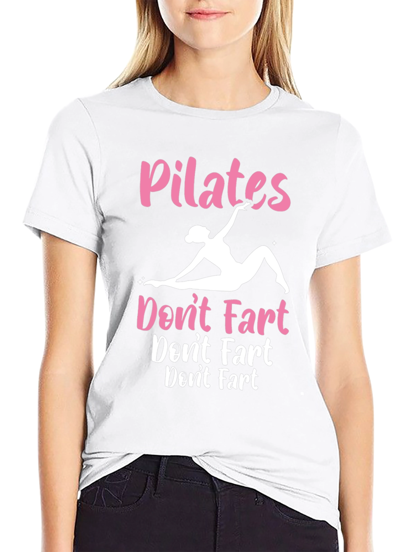 Pilates Dont Fart Graphic Tee