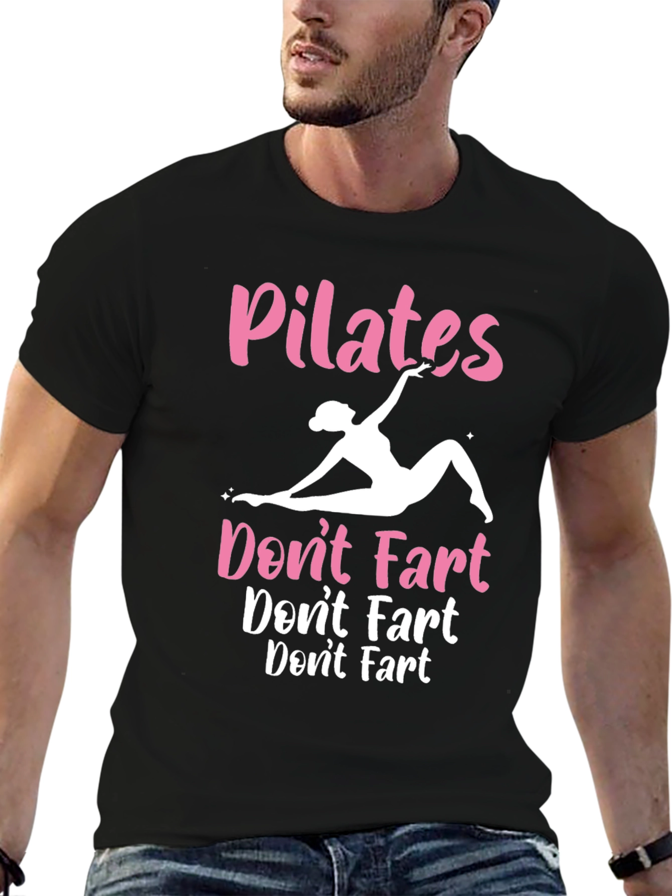 Pilates Dont Fart Graphic Tee
