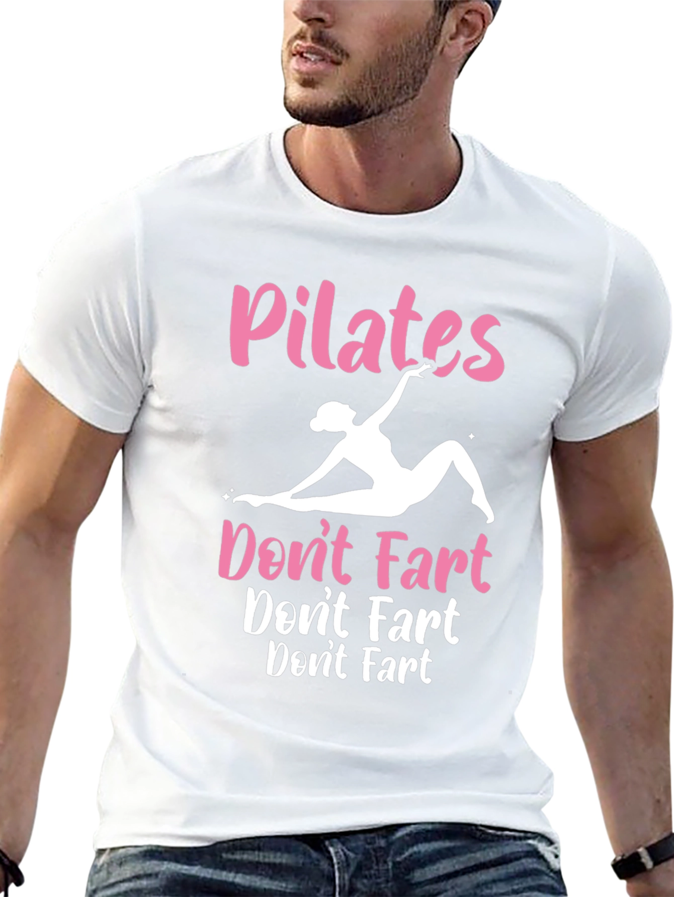 Pilates Dont Fart Graphic Tee