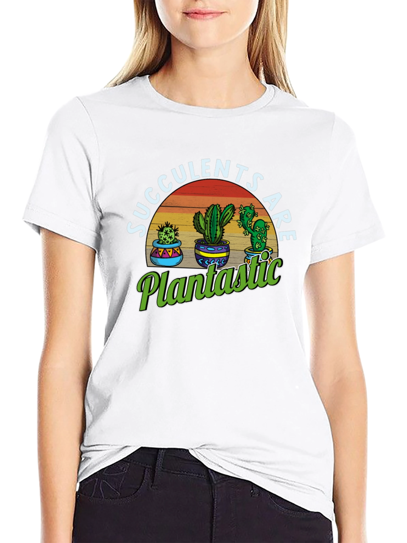Succulents Are Plantastic Graphic T-Shirt