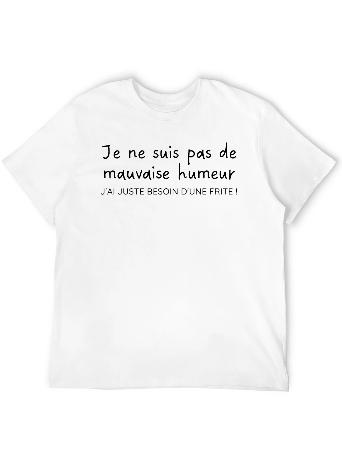 Humorous French Quote Black T-Shirt