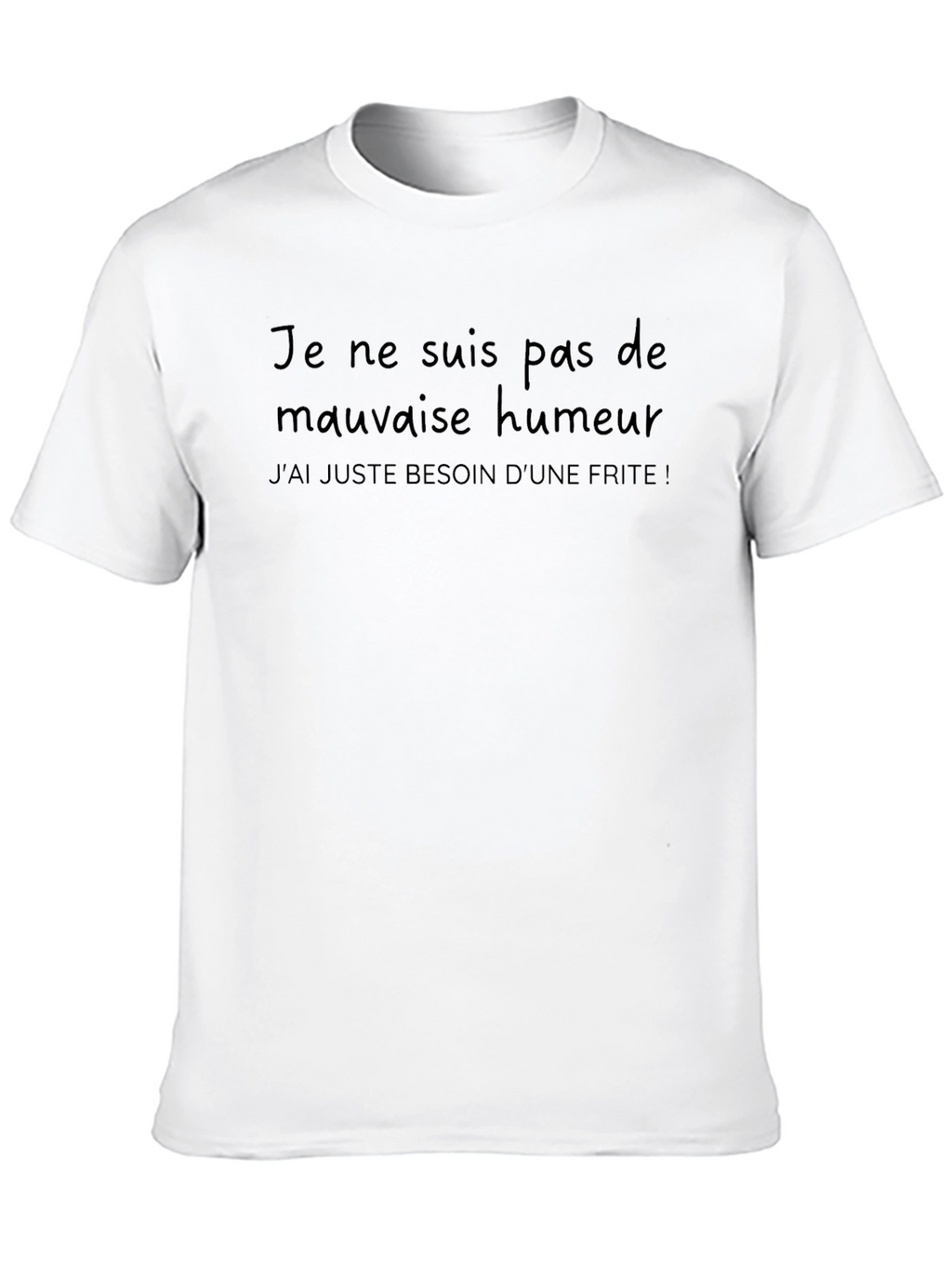 Humorous French Quote Black T-Shirt
