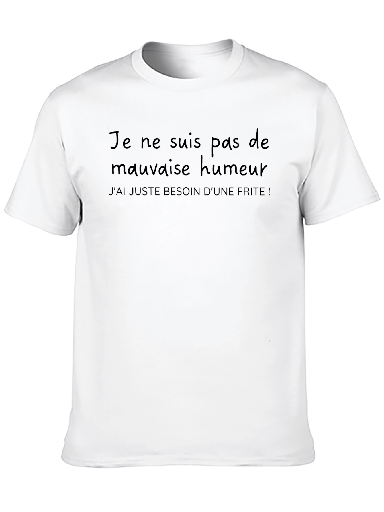 Humorous French Quote Black T-Shirt