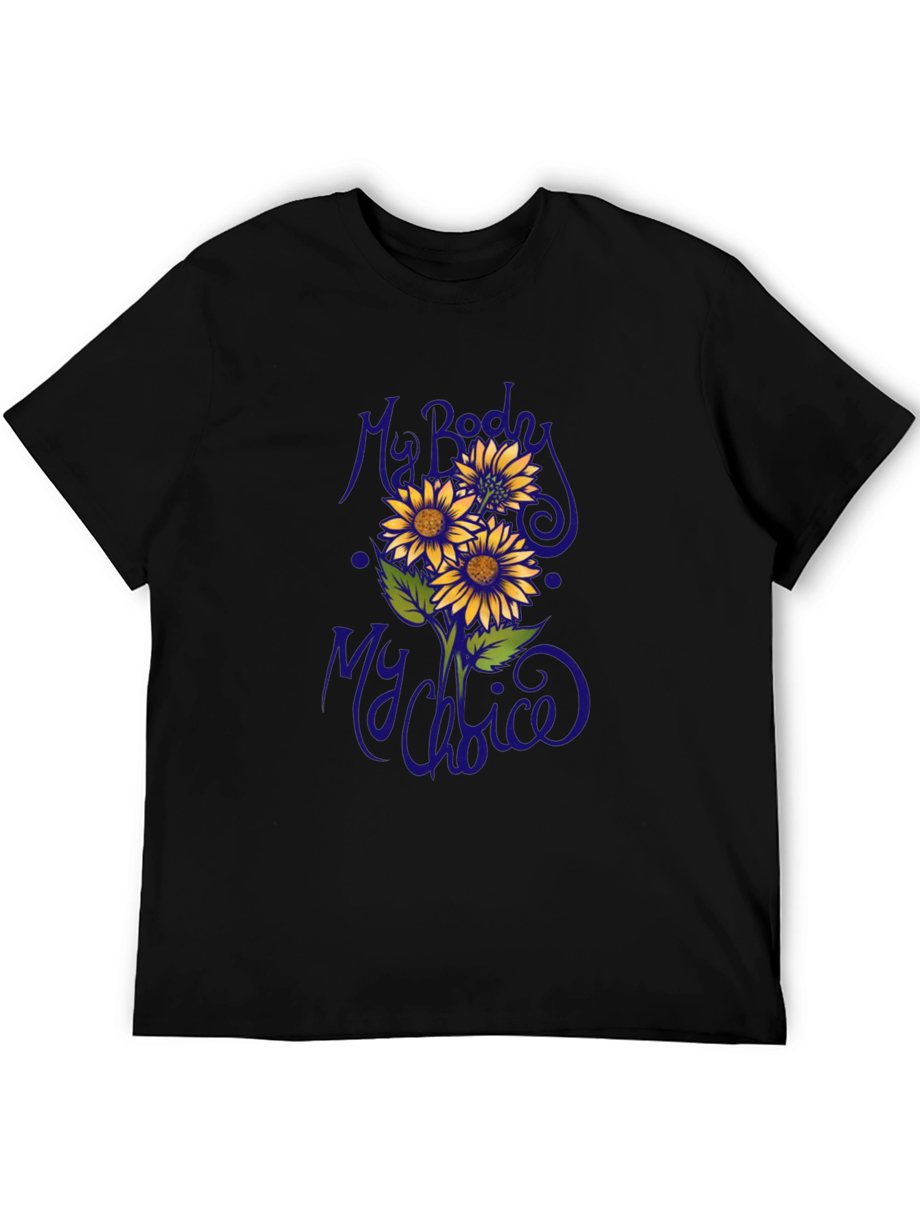My Body My Choice Sunflower Graphic Tee