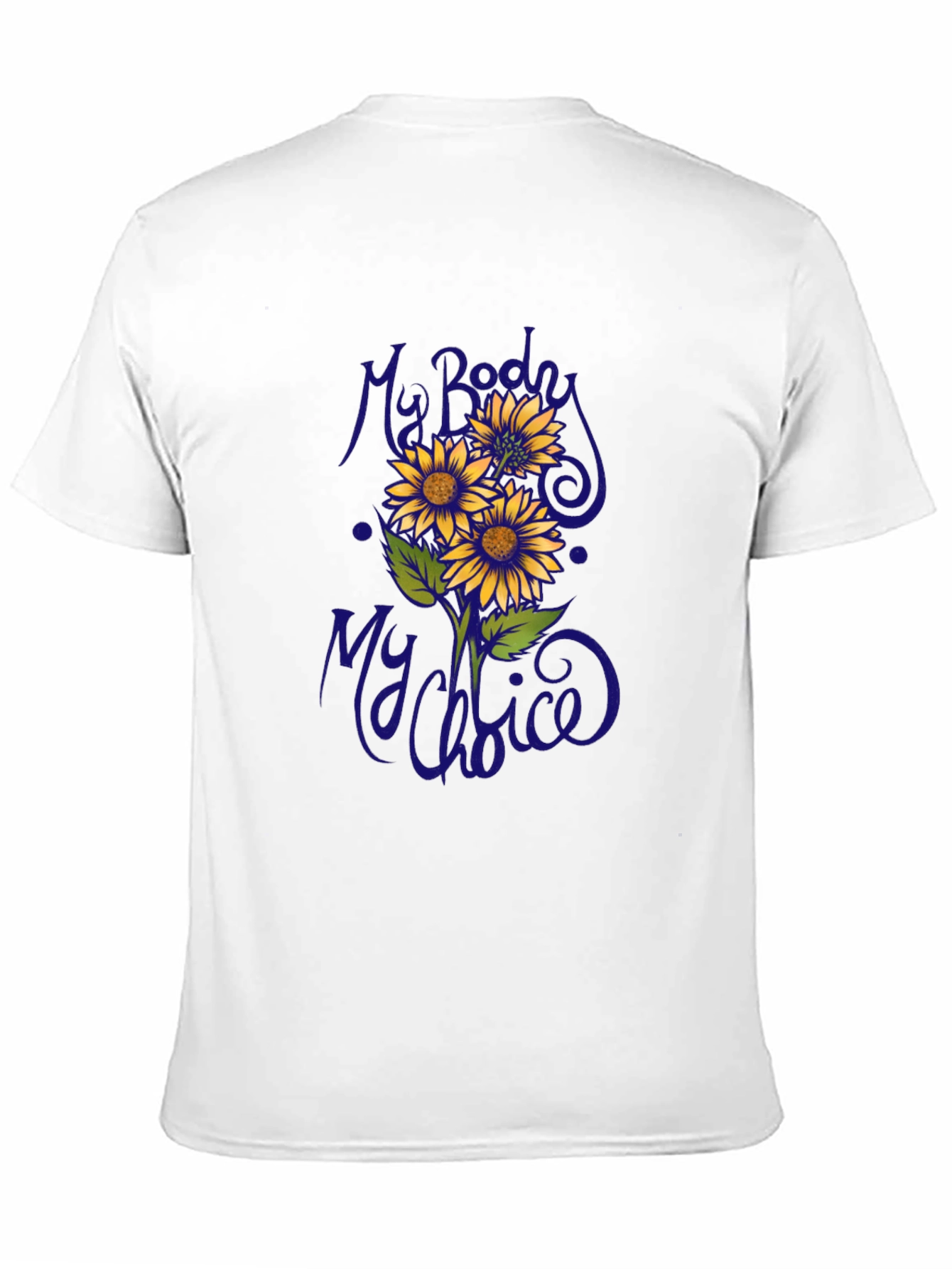 My Body My Choice Sunflower Graphic Tee