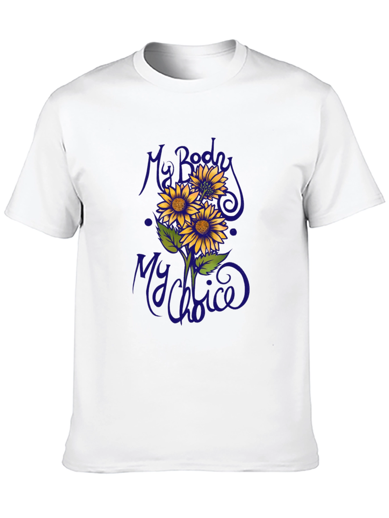 My Body My Choice Sunflower Graphic Tee