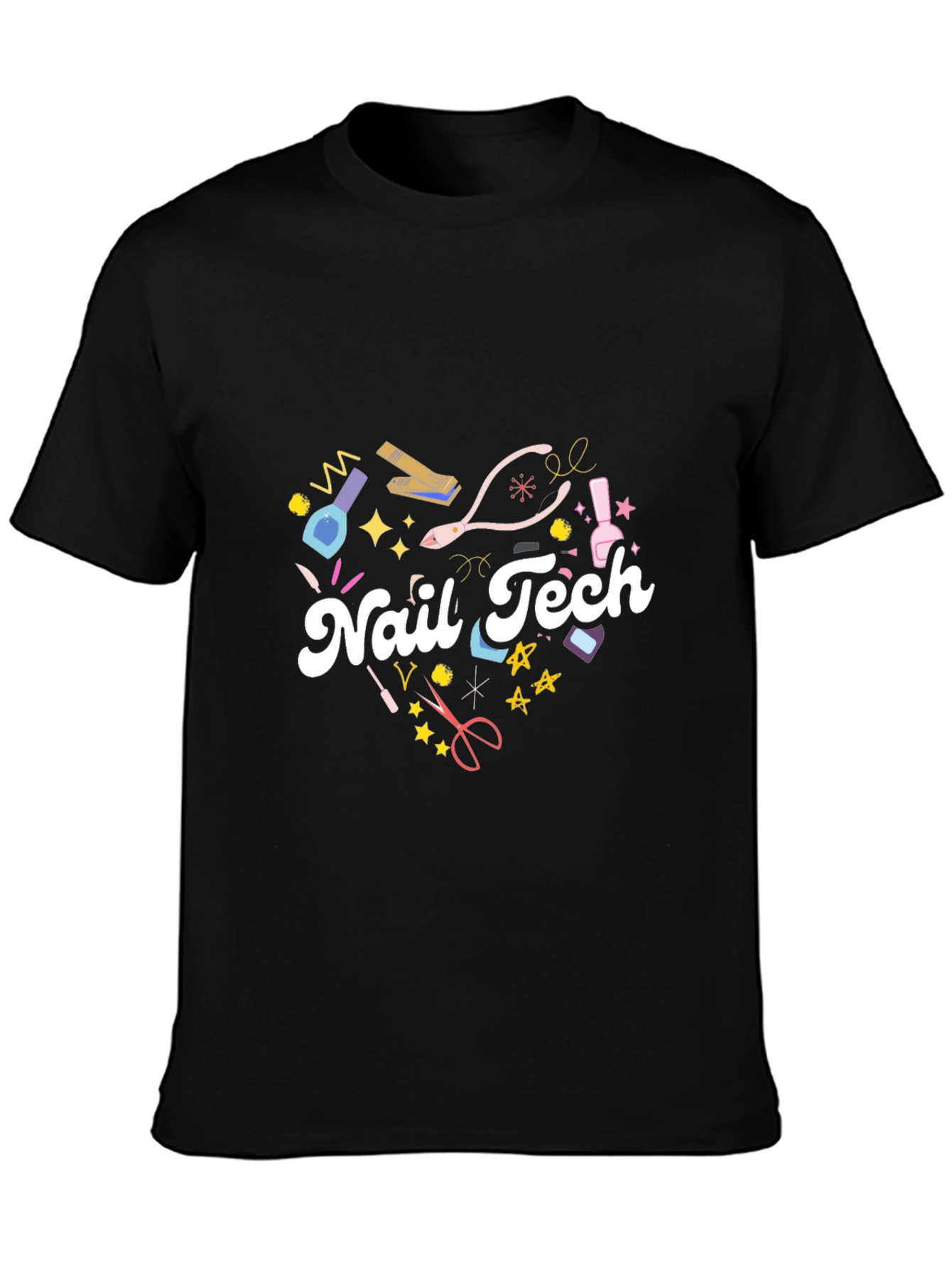 Nail Tech Heart T-Shirt - Salon Apparel