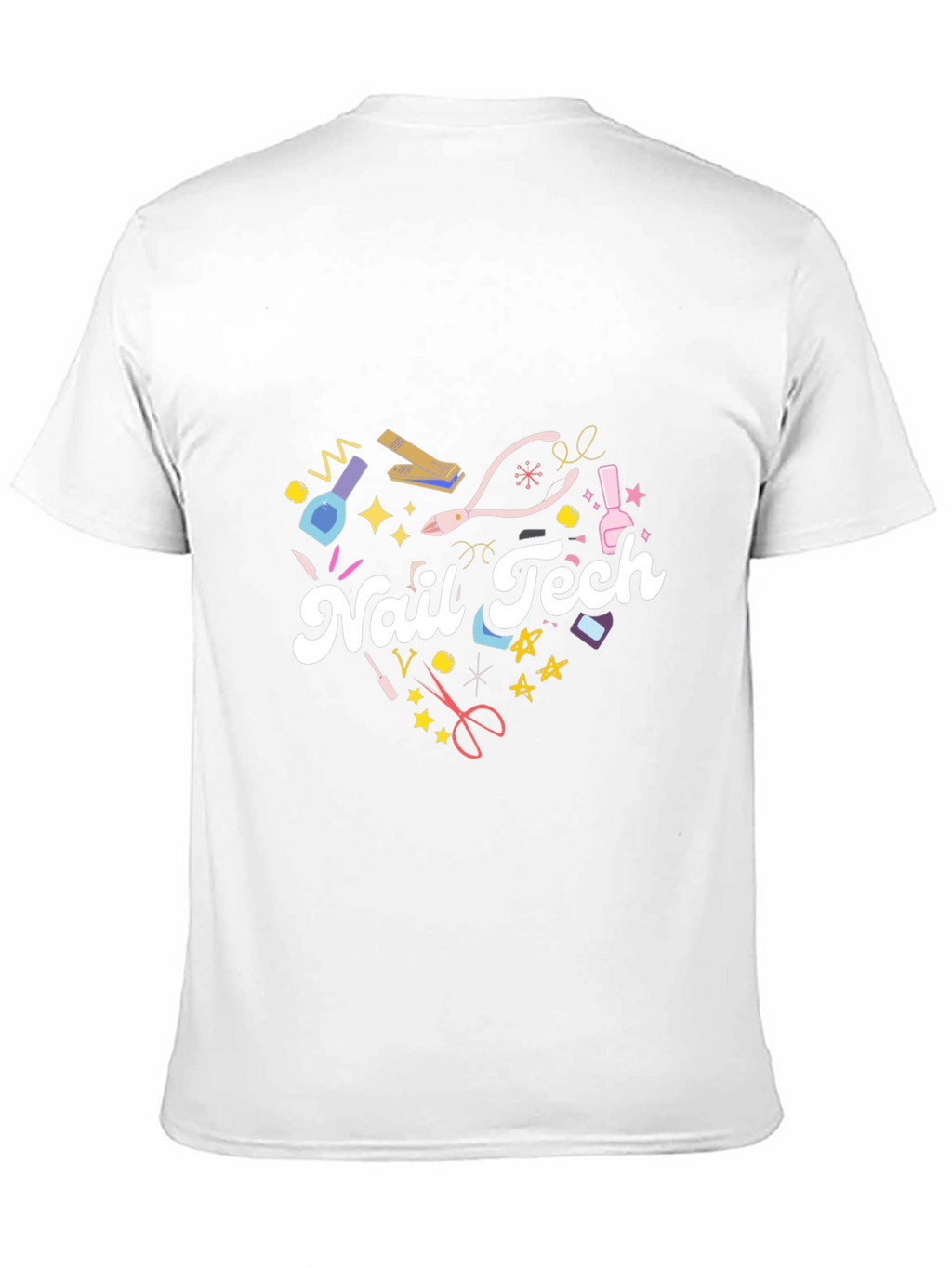 Nail Tech Heart T-Shirt - Salon Apparel